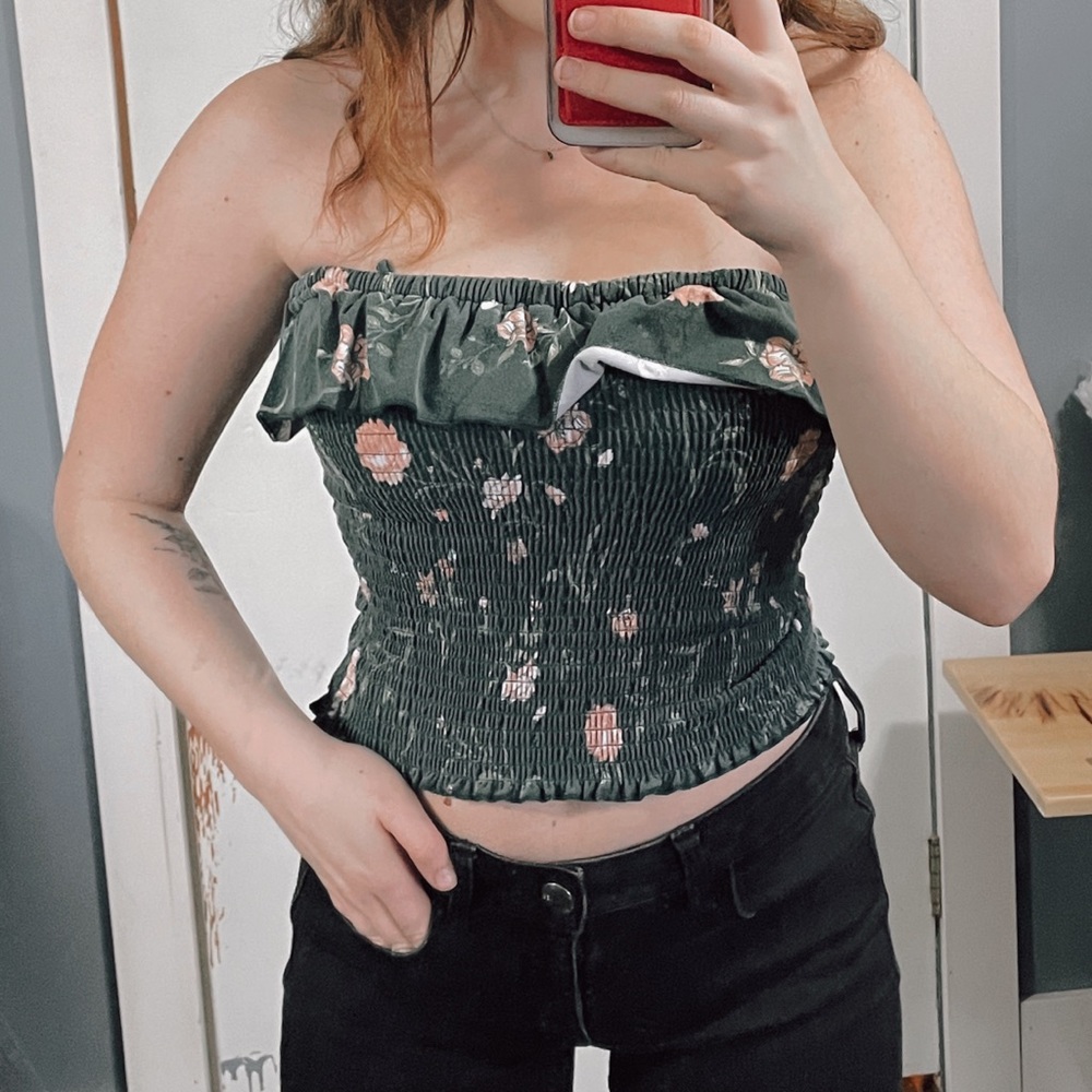 Floral crop top